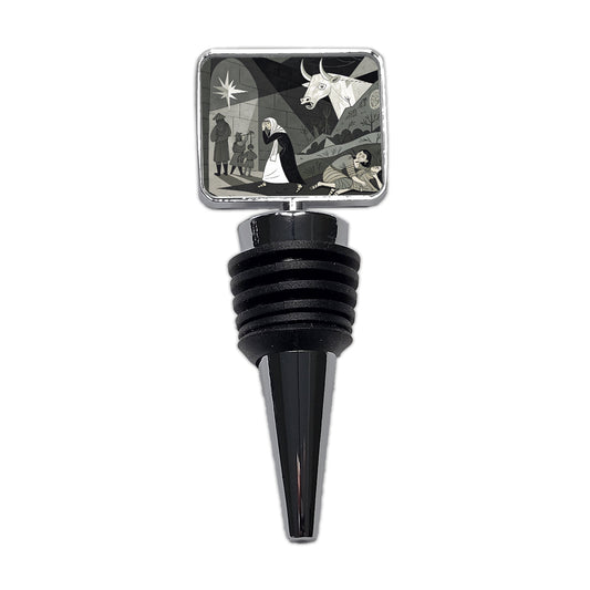 Guernica By Pablo Picasso Parody Wine Bottle Stopper