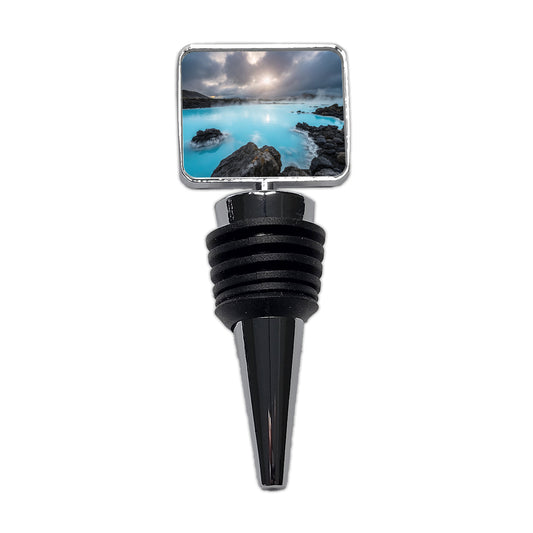 Iceland Blue Lagoon Beautiful Wine Bottle Stopper
