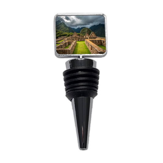 Incan Ruins Landmark Wine Bottle Stopper