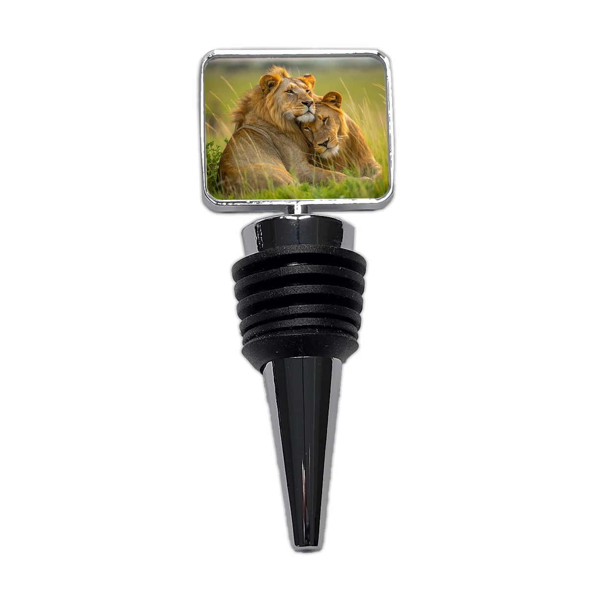 Lions Love Affection Wine Bottle Stopper
