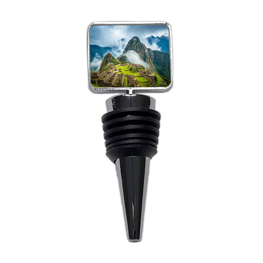 Machu Picchu Peru Travel Destination Wine Bottle Stopper