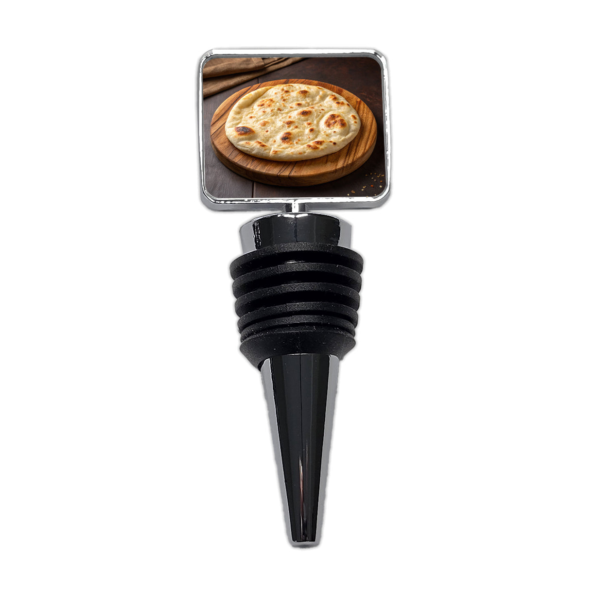 Naan Flatbread Wine Bottle Stopper