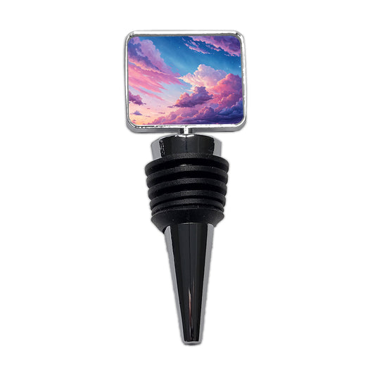 Painterly Sky Anime Wine Bottle Stopper