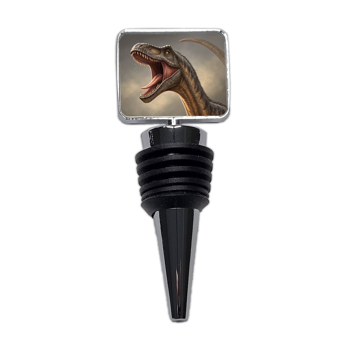 Roaring Diplodocus Dinosaur Wine Bottle Stopper