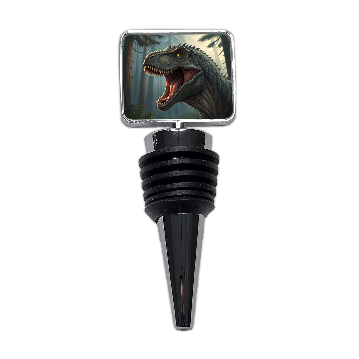Roaring Giganotosaurus Dinosaur Wine Bottle Stopper