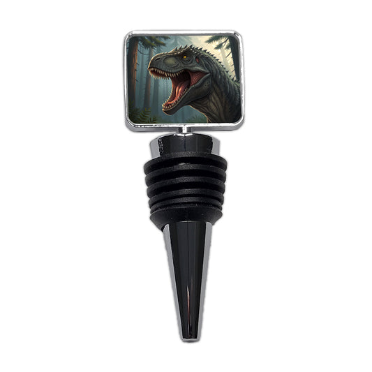 Roaring Giganotosaurus Dinosaur Wine Bottle Stopper