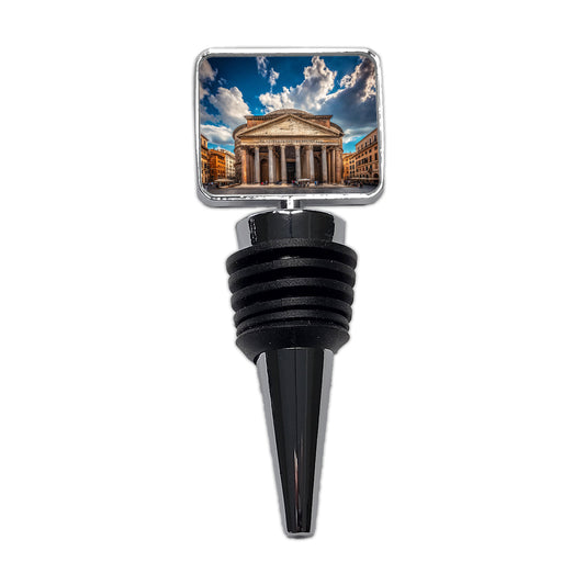 Rome Italy Pantheon Travel History Wine Bottle Stopper