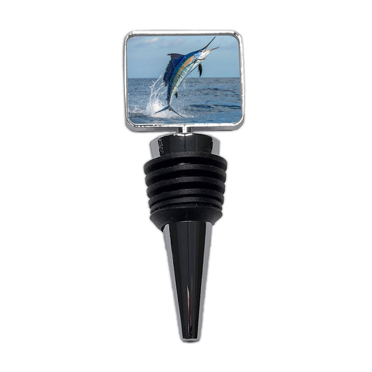 Sailfish Jumping Fishing Wine Bottle Stopper
