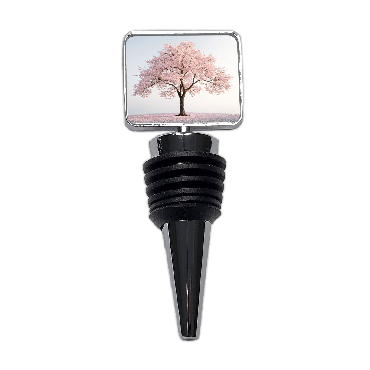 Sakura Cherry Blossom Tree Pink Flower Wine Bottle Stopper