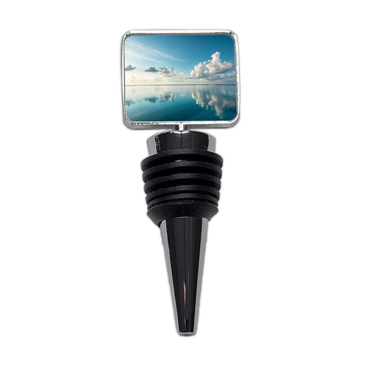 Sea And Sky Ocean Clouds Wine Bottle Stopper