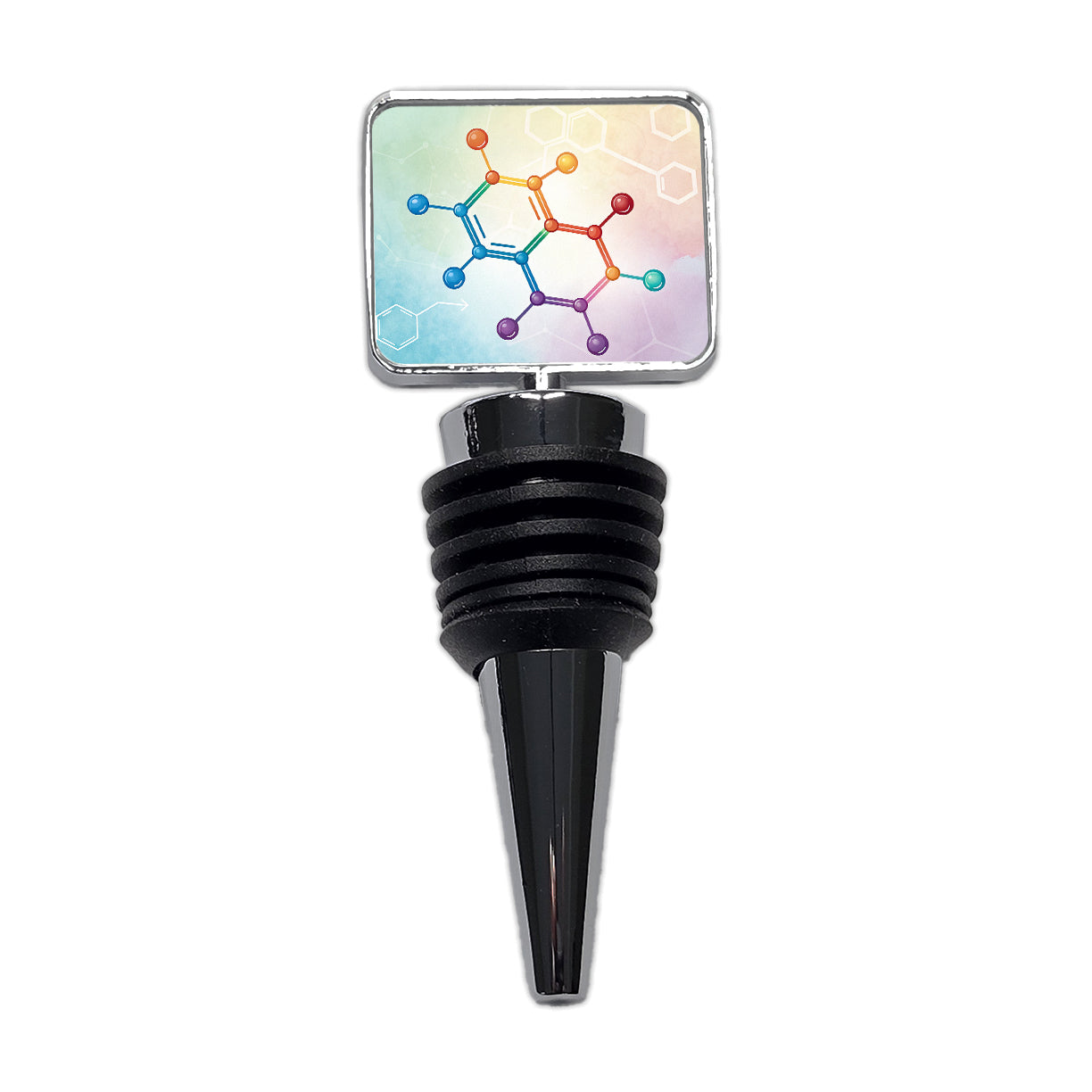 Serotonin Molecule Science Scientific Wine Bottle Stopper