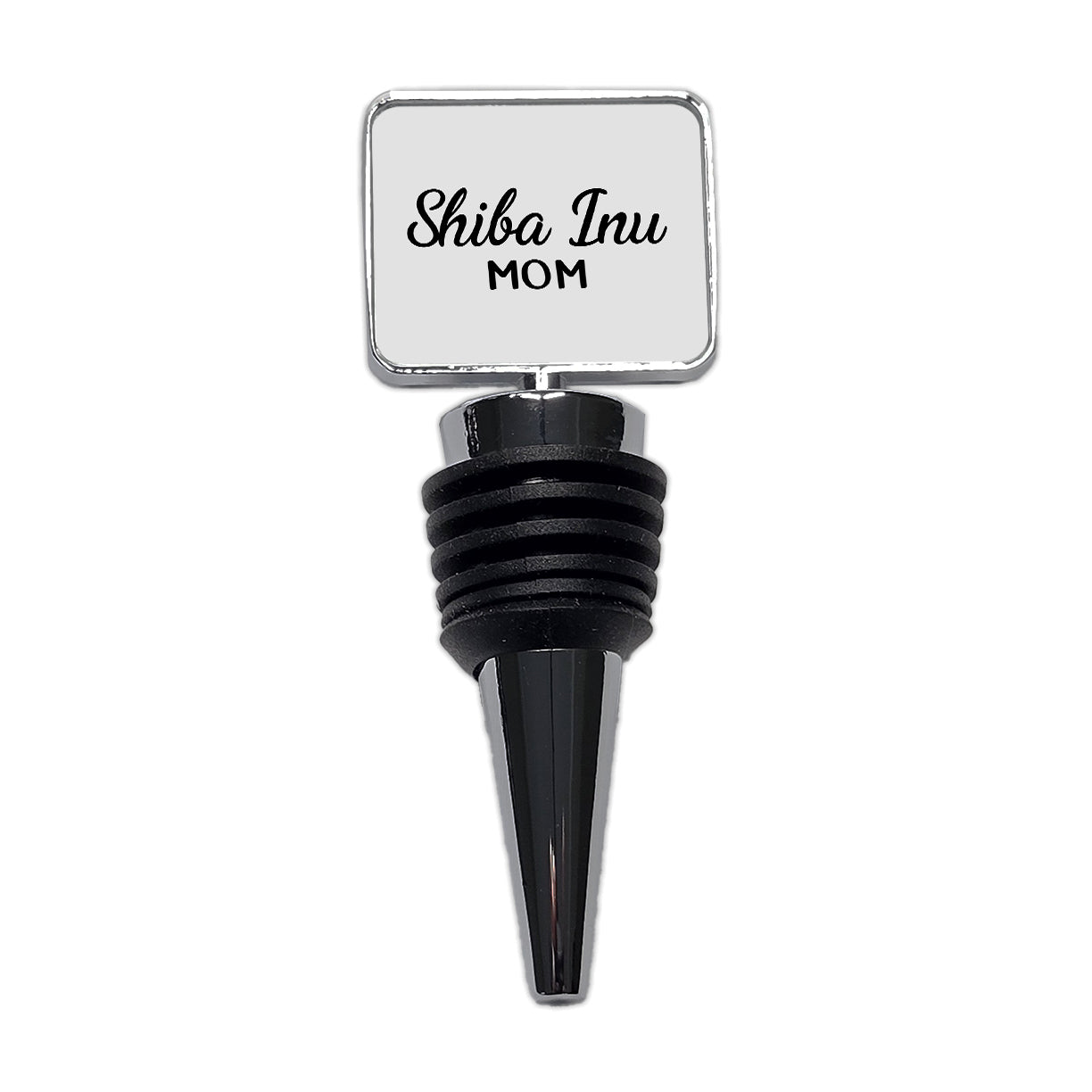 Shiba Inu Mom Dog Wine Bottle Stopper