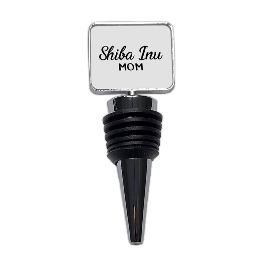 Shiba Inu Mom Dog Wine Bottle Stopper