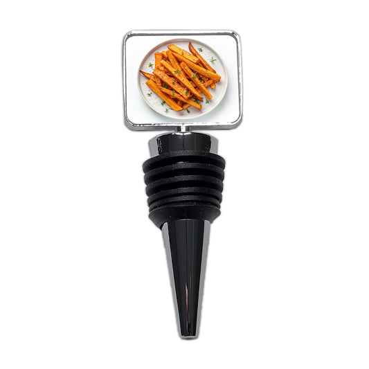 Sweet Potato Fries Yummy Wine Bottle Stopper