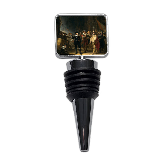 The Night Watch By Rembrandt Inspired Wine Bottle Stopper
