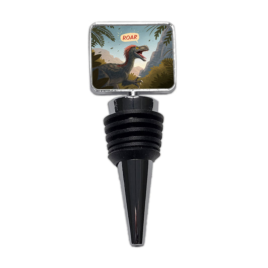 Therizinosaurus Roar Dinosaur Wine Bottle Stopper