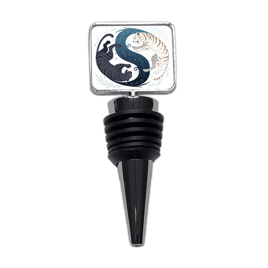 Two Tigers Yin Yang Awesome Wine Bottle Stopper