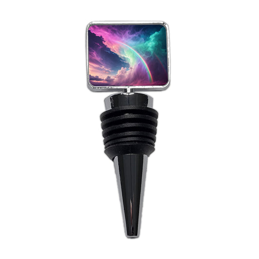Vapor Rainbow Storm Wine Bottle Stopper