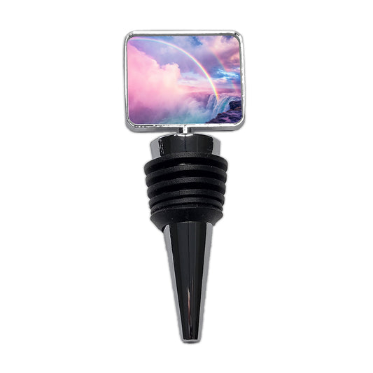 Vapor Rainbow Waterfall Wine Bottle Stopper