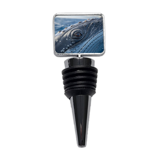 Whale Eye Close Up Wine Bottle Stopper