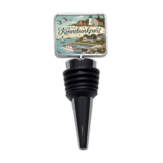 Kennebunkport, Maine ME Travel City State Stamp Wine Bottle Stopper