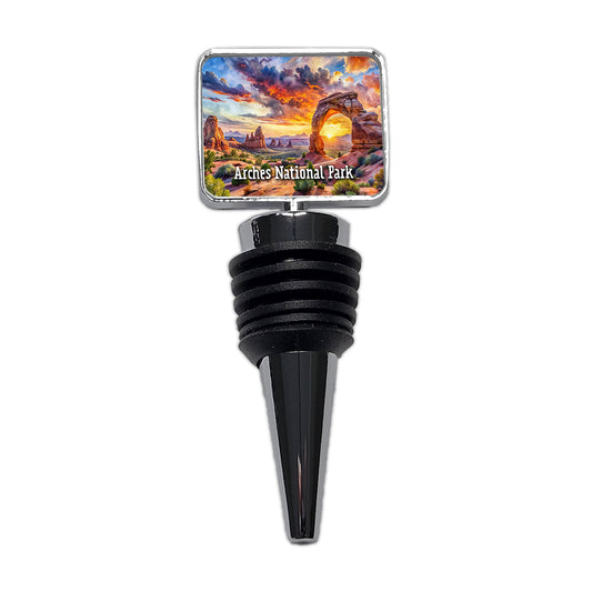 Arches National Park Utah Wine Bottle Stopper