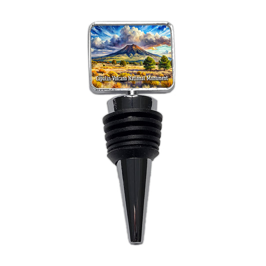 Capulin Volcano National Monument New Mexico Wine Bottle Stopper