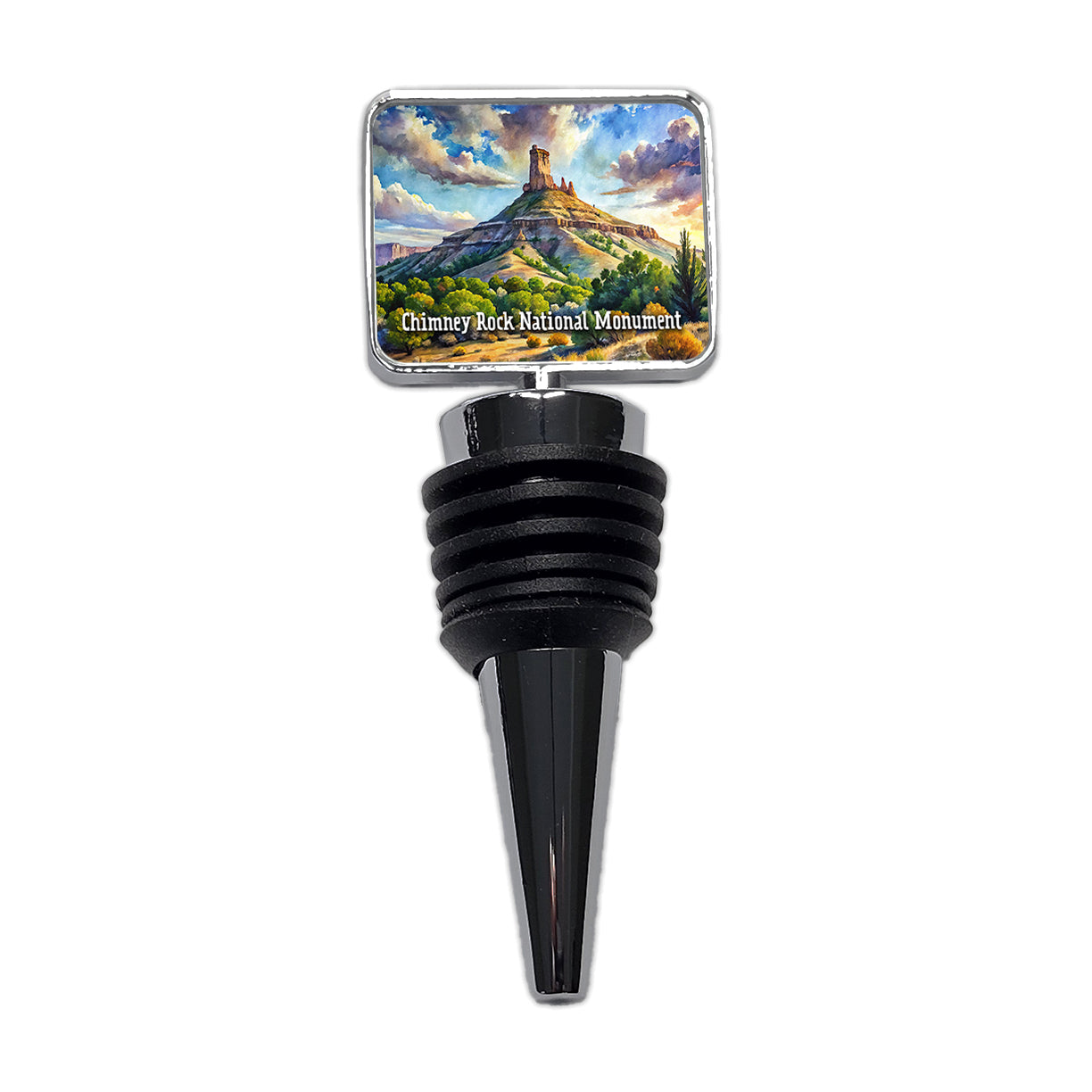 Chimney Rock National Monument Colorado Wine Bottle Stopper