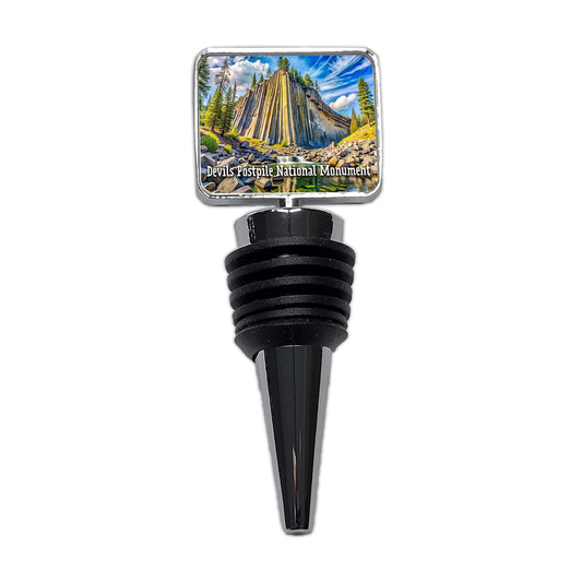 Devils Postpile National Monument California Wine Bottle Stopper