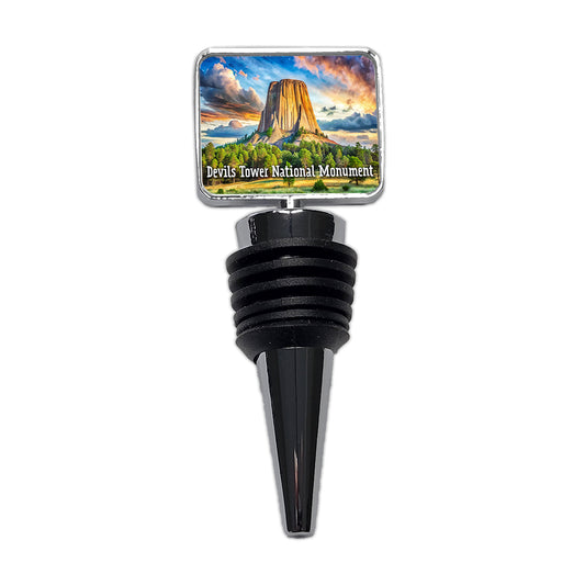 Devils Tower National Monument Wyoming Wine Bottle Stopper