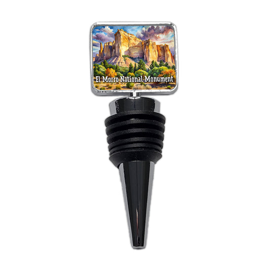 El Morro National Monument New Mexico Wine Bottle Stopper