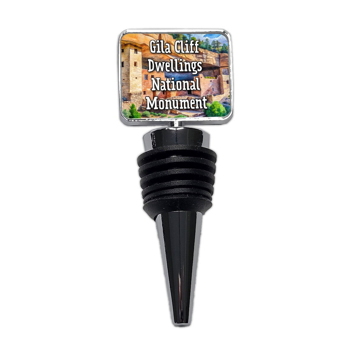 Gila Cliff Dwellings National Monument New Mexico Wine Bottle Stopper