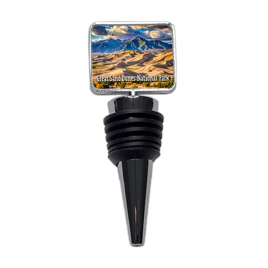 Great Sand Dunes National Park Colorado Wine Bottle Stopper