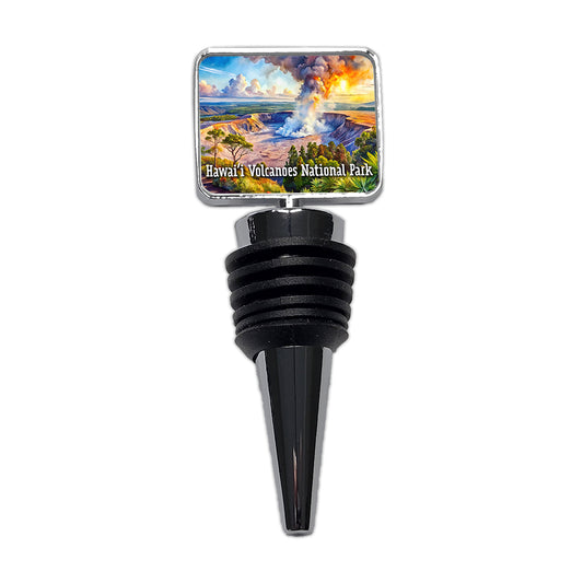 Hawai'i Volcanoes National Park Wine Bottle Stopper