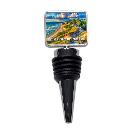 Indiana Dunes National Park Indiana Wine Bottle Stopper