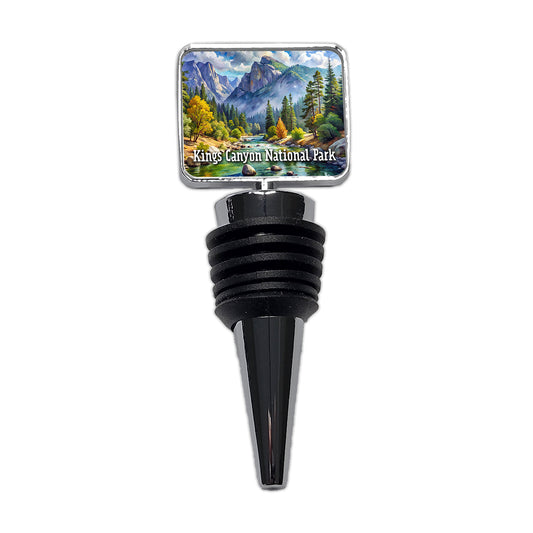 Kings Canyon National Park California Wine Bottle Stopper