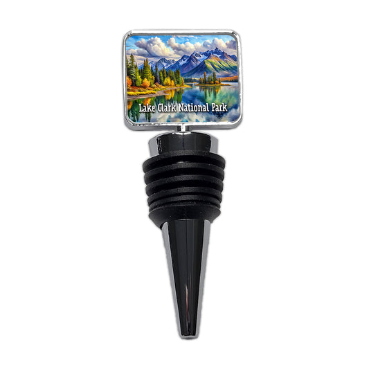 Lake Clark National Park Alaska Wine Bottle Stopper