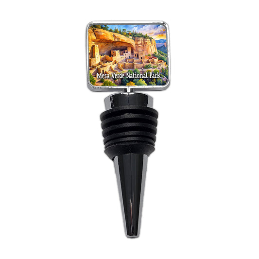 Mesa Verde National Park Colorado CO Wine Bottle Stopper