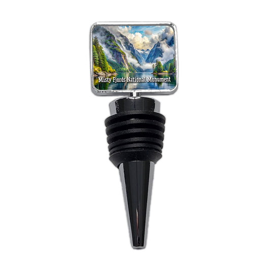 Misty Fjords National Monument Alaska Wine Bottle Stopper