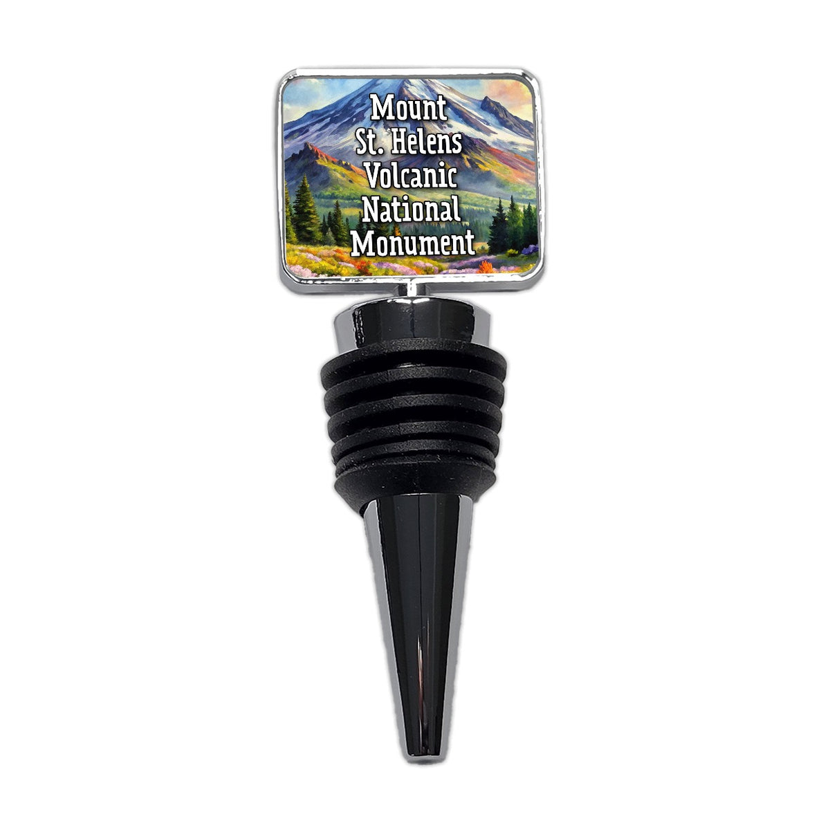 Mount St. Helens Volcanic National Monument Washington Wine Bottle Stopper
