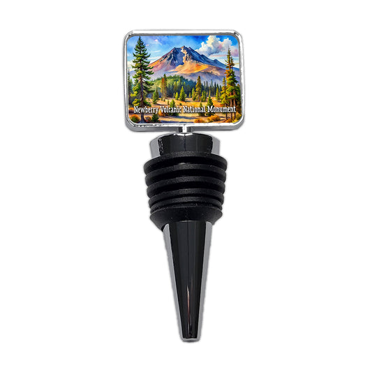 Newberry Volcanic National Monument Oregon Wine Bottle Stopper