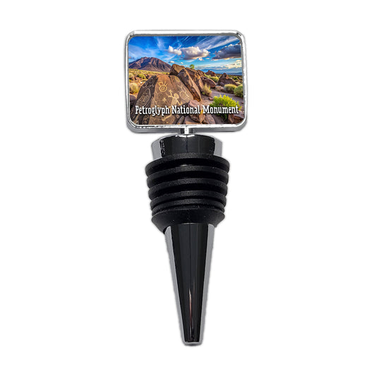 Petroglyph National Monument New Mexico Wine Bottle Stopper