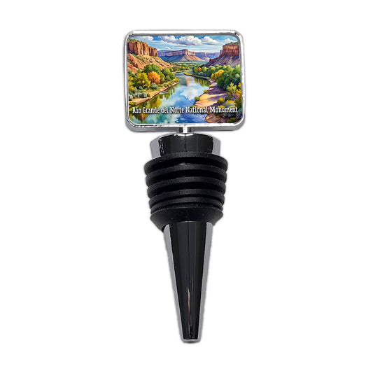 Rio Grande del Norte National Monument New Mexico Wine Bottle Stopper