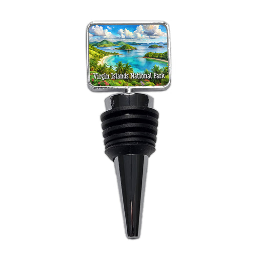 Virgin Islands National Park Wine Bottle Stopper