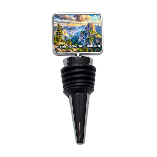 Yosemite National Park Glacier Point Wine Bottle Stopper