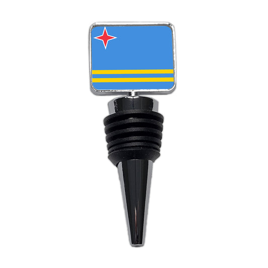 Aruba Country Flag Wine Bottle Stopper