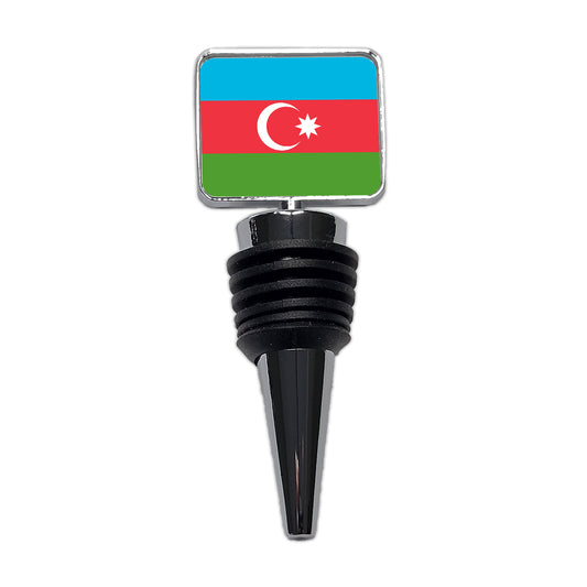 Azerbaijan Country Flag Wine Bottle Stopper