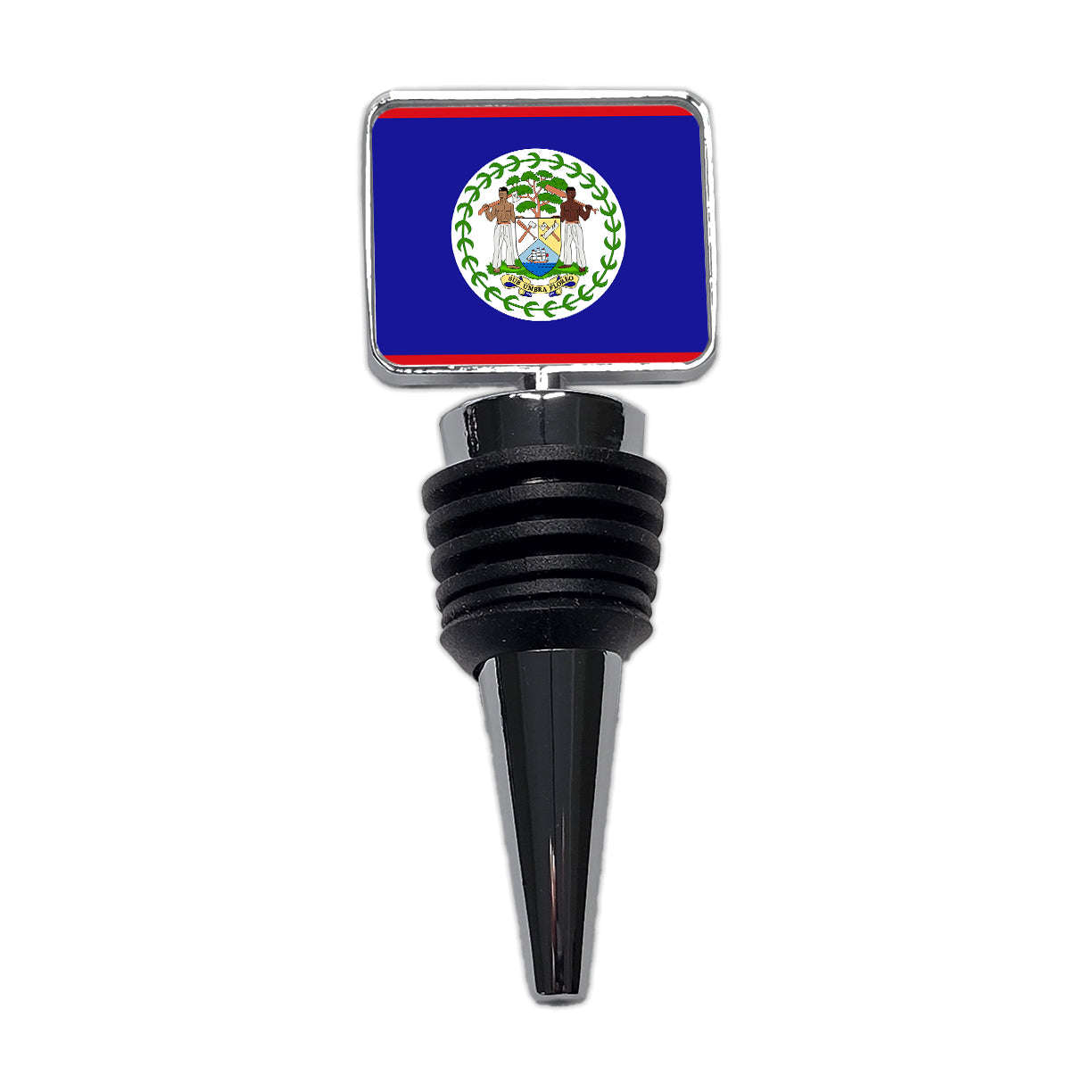 Belize Country Flag Wine Bottle Stopper