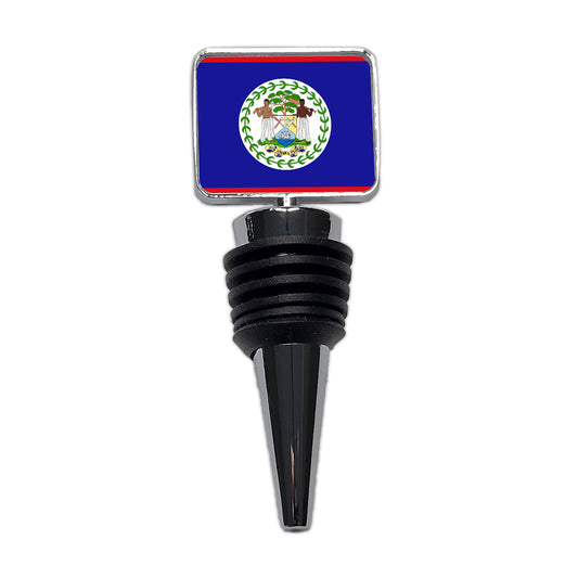 Belize Country Flag Wine Bottle Stopper