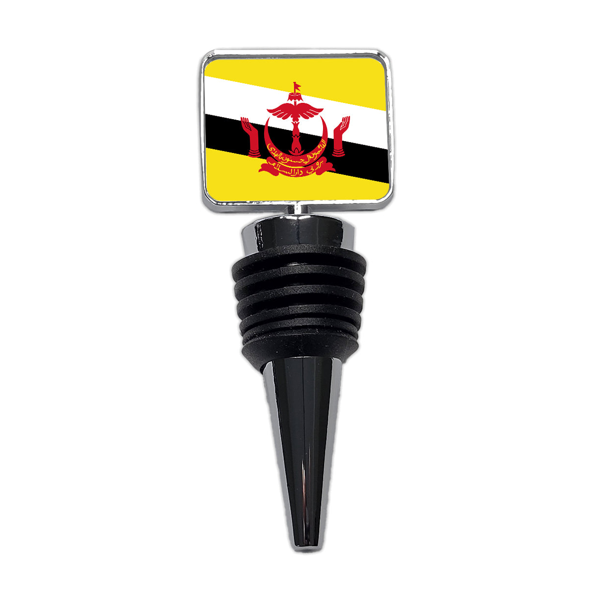 Brunei Darussalam Country Flag Wine Bottle Stopper